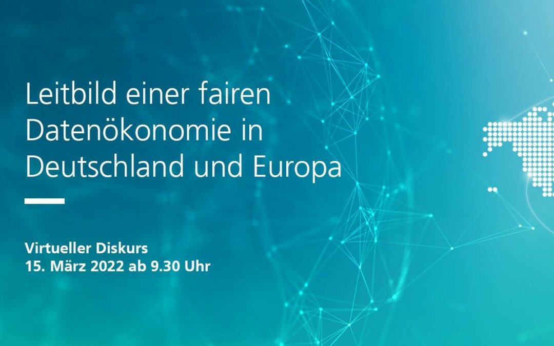 Datenökonomie nach fairen Prinzipien: Silicon Economy beteiligt sich an virtuellem Diskurs
